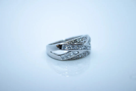 Sterling Silver Diamond CZ Ring
